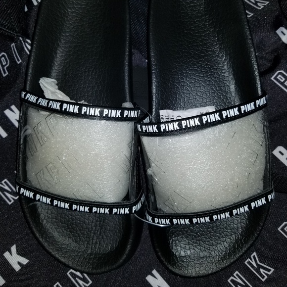 SOLD🚫🚫 VS PINK SLIDES & MATCHING DUFFLE BAG🚫🚫 - Picture 6 of 8